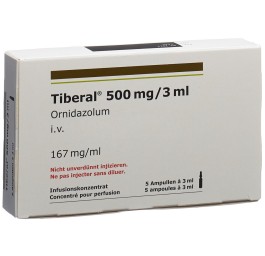 TIBERAL conc perf 500 mg/3ml 5 amp 3 ml