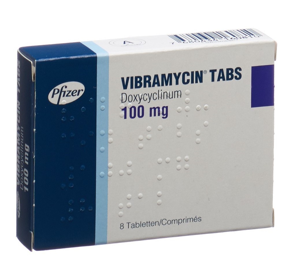 VIBRAMYCINE Tabs cpr 100 mg 8 pce