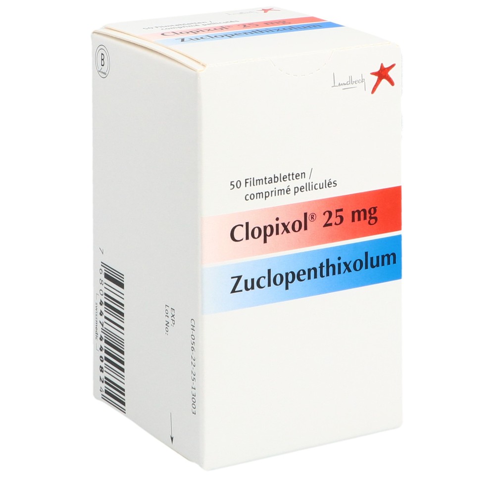 CLOPIXOL cpr pell 25 mg bte 50 pce