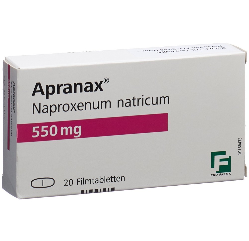 APRANAX cpr pell 550 mg 20 pce