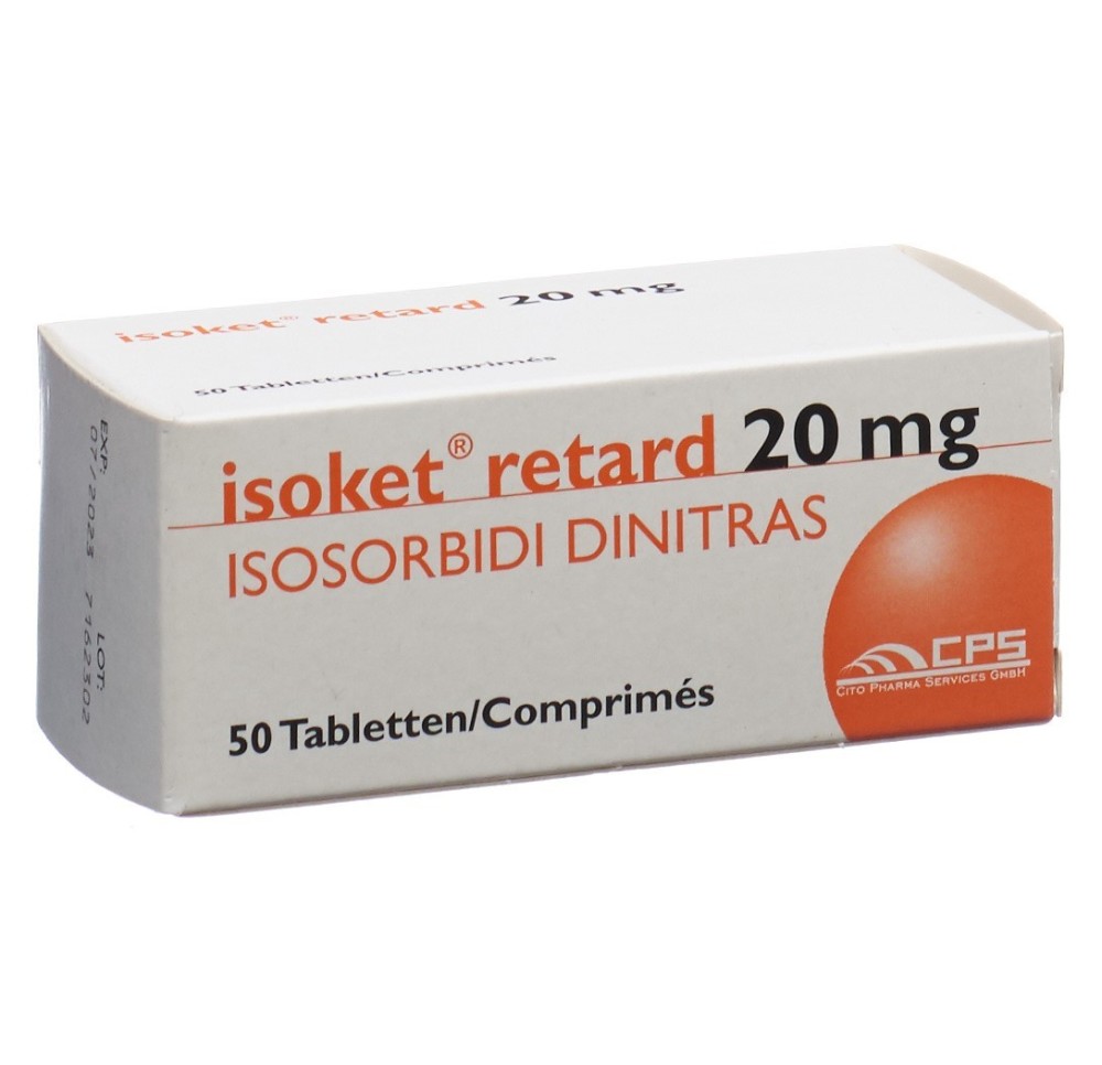 ISOKET retard cpr ret 20 mg 50 pce