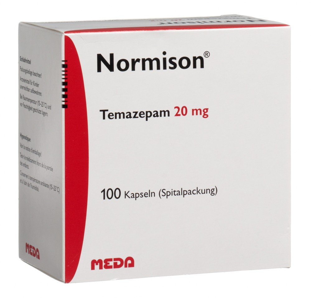 NORMISON caps moll 20 mg 100 pce