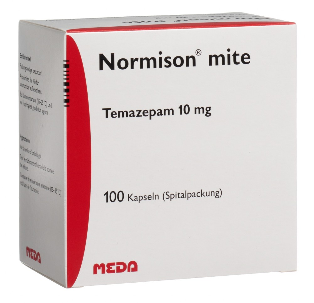 NORMISON mite caps moll 10 mg 100 pce