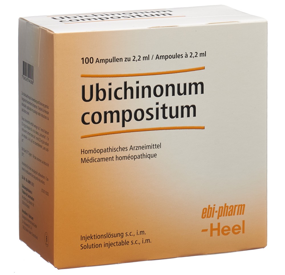 UBICHINON COMP Heel sol inj 100 amp 2.2 ml