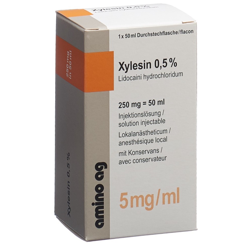 XYLESINE sol inj 250 mg/50ml a cons 50 ml