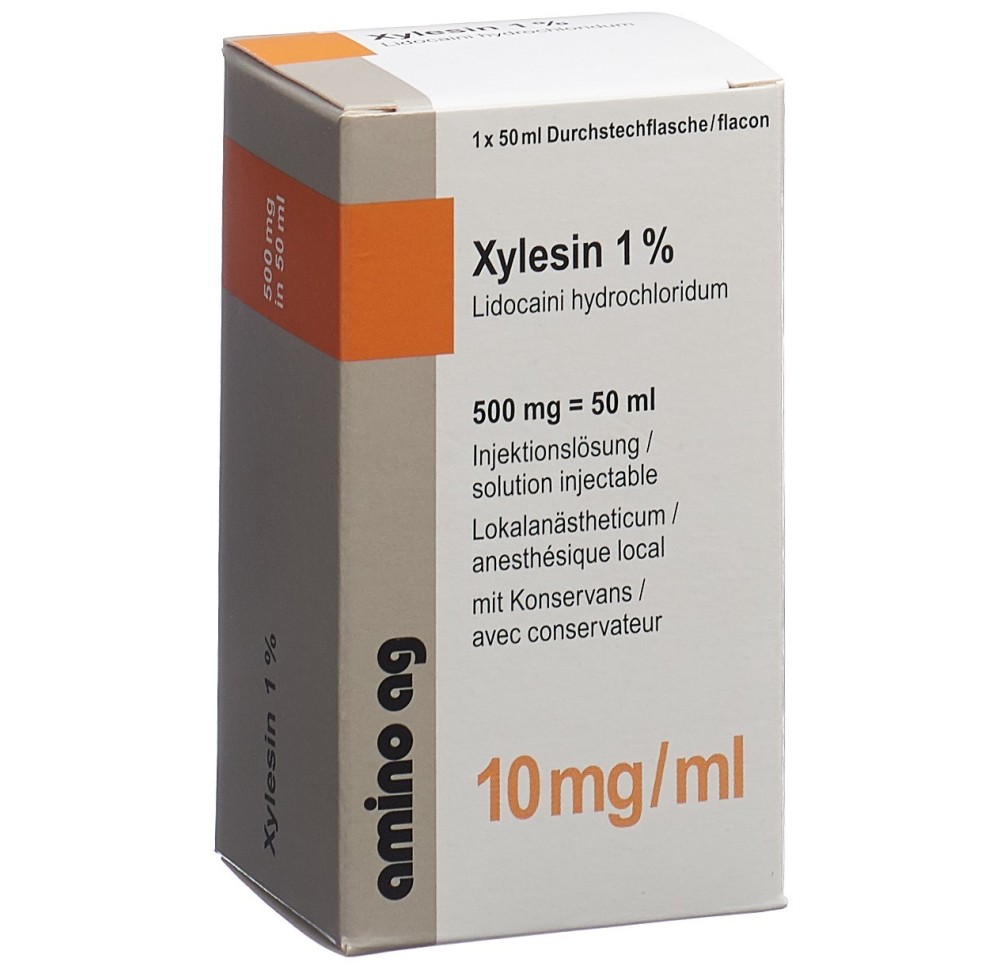 XYLESINE sol inj 500 mg/50ml a cons 50 ml