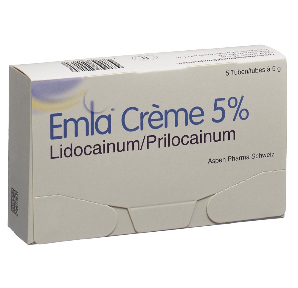 EMLA crème 5 % 5 tb 5 g