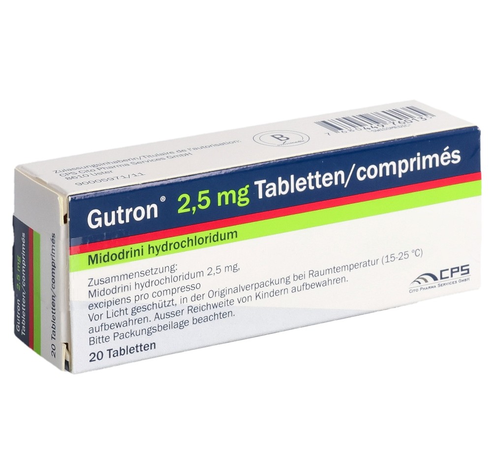 GUTRON cpr 2.5 mg 20 pce