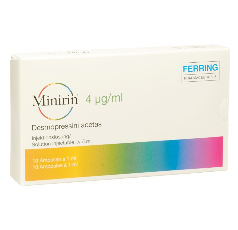 MINIRIN sol inj 4 mcg i.m./i.v. 10 amp 1 ml