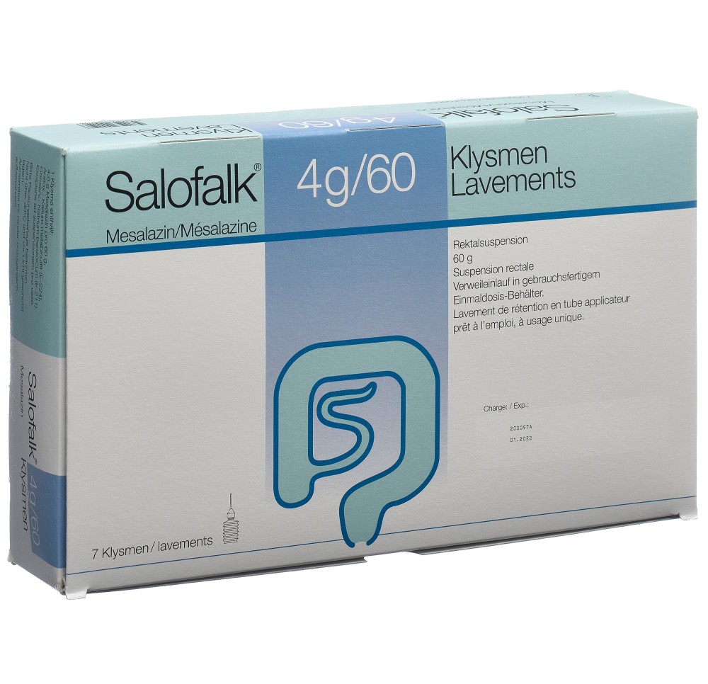 SALOFALK lavements 4 g 7 pce