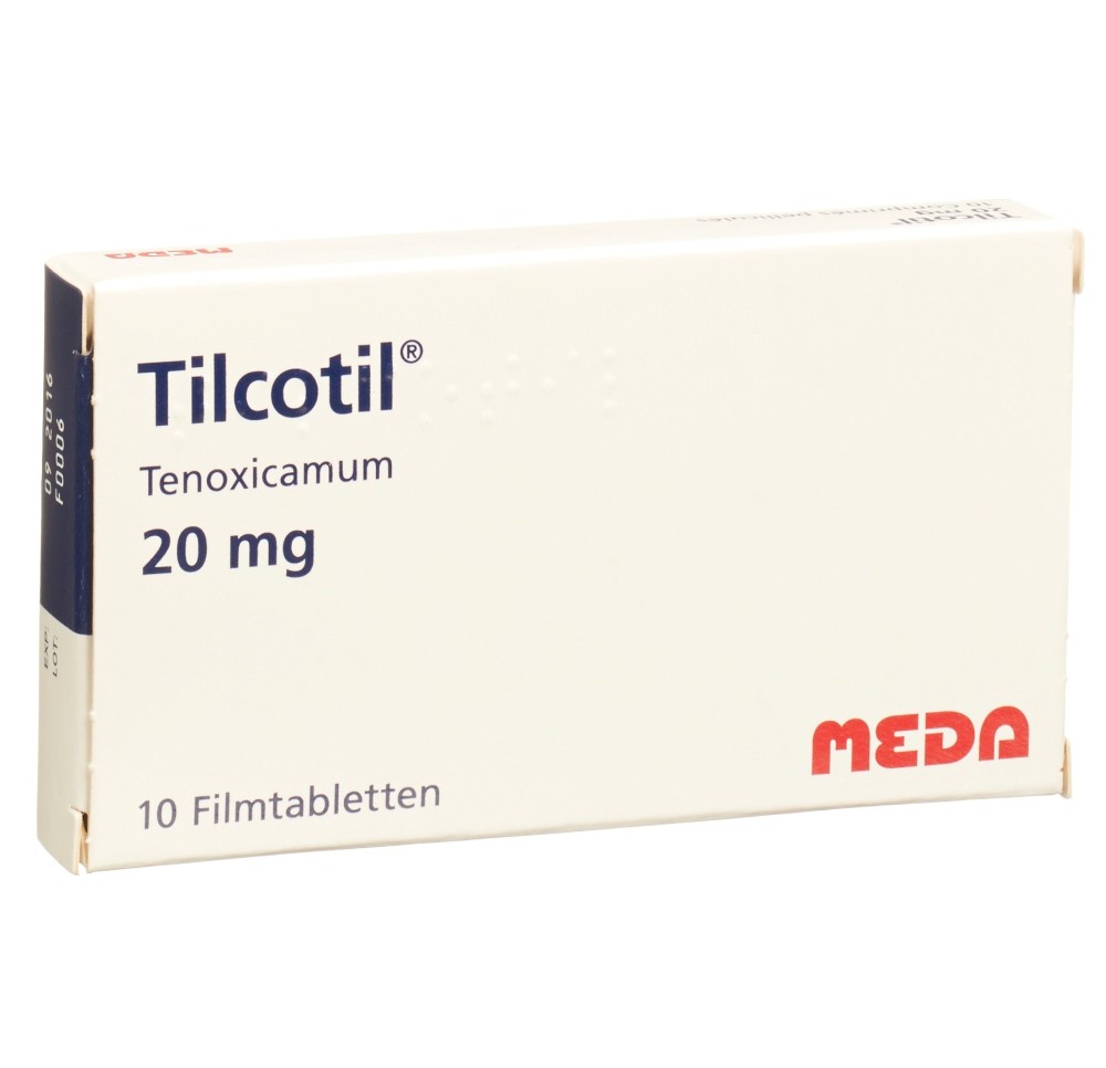 TILCOTIL cpr pell 20 mg 10 pce