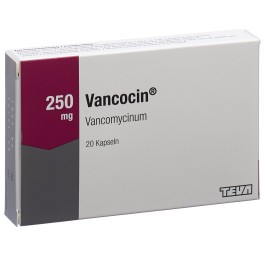 VANCOCIN caps 250 mg 20 pce