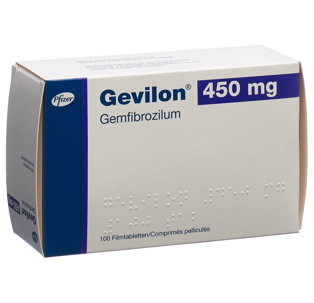 GEVILON cpr pell 450 mg 100 pce