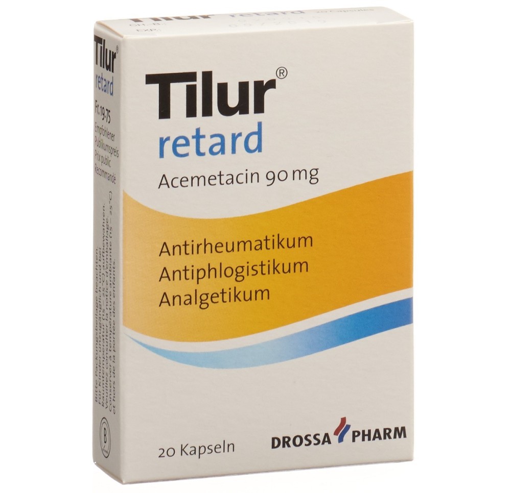 TILUR retard caps ret 90 mg 20 pce