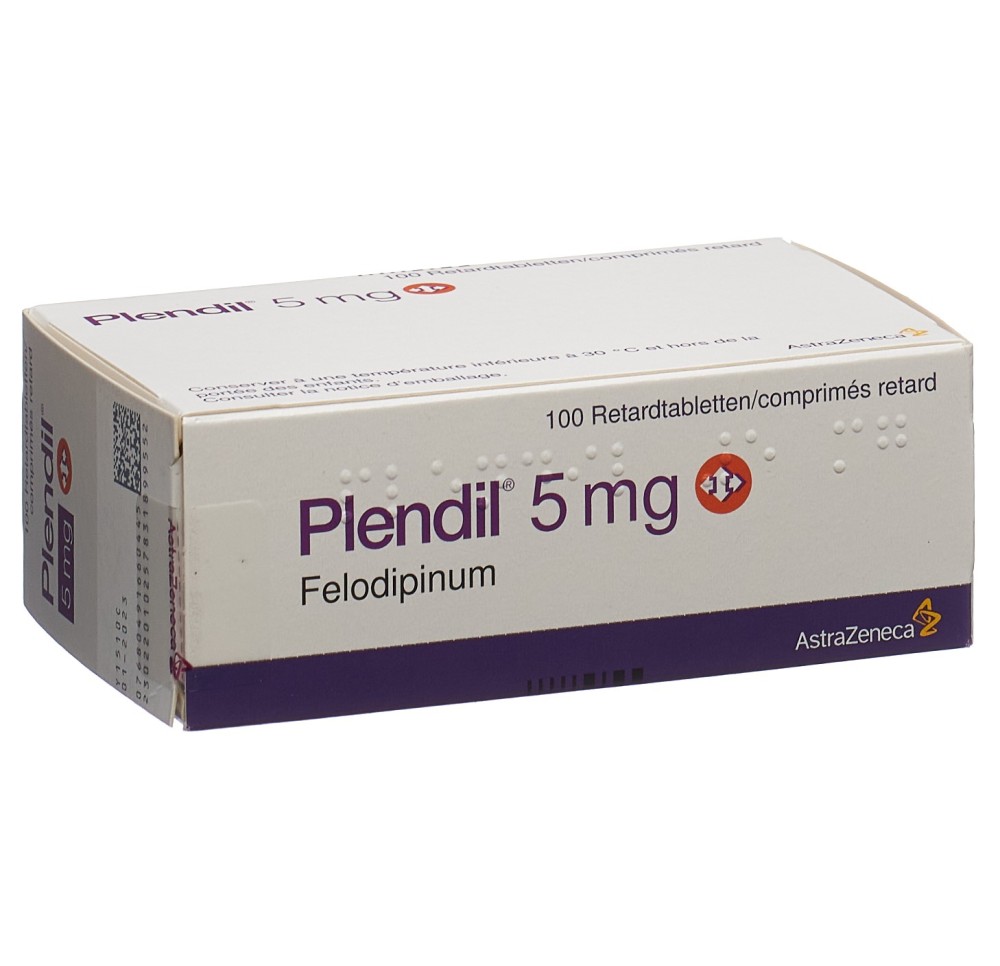 PLENDIL cpr ret 5 mg 100 pce