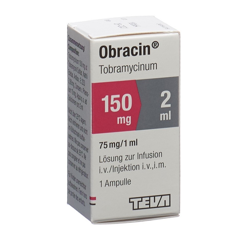 OBRACIN sol inj 150 mg/2ml flac 2 ml
