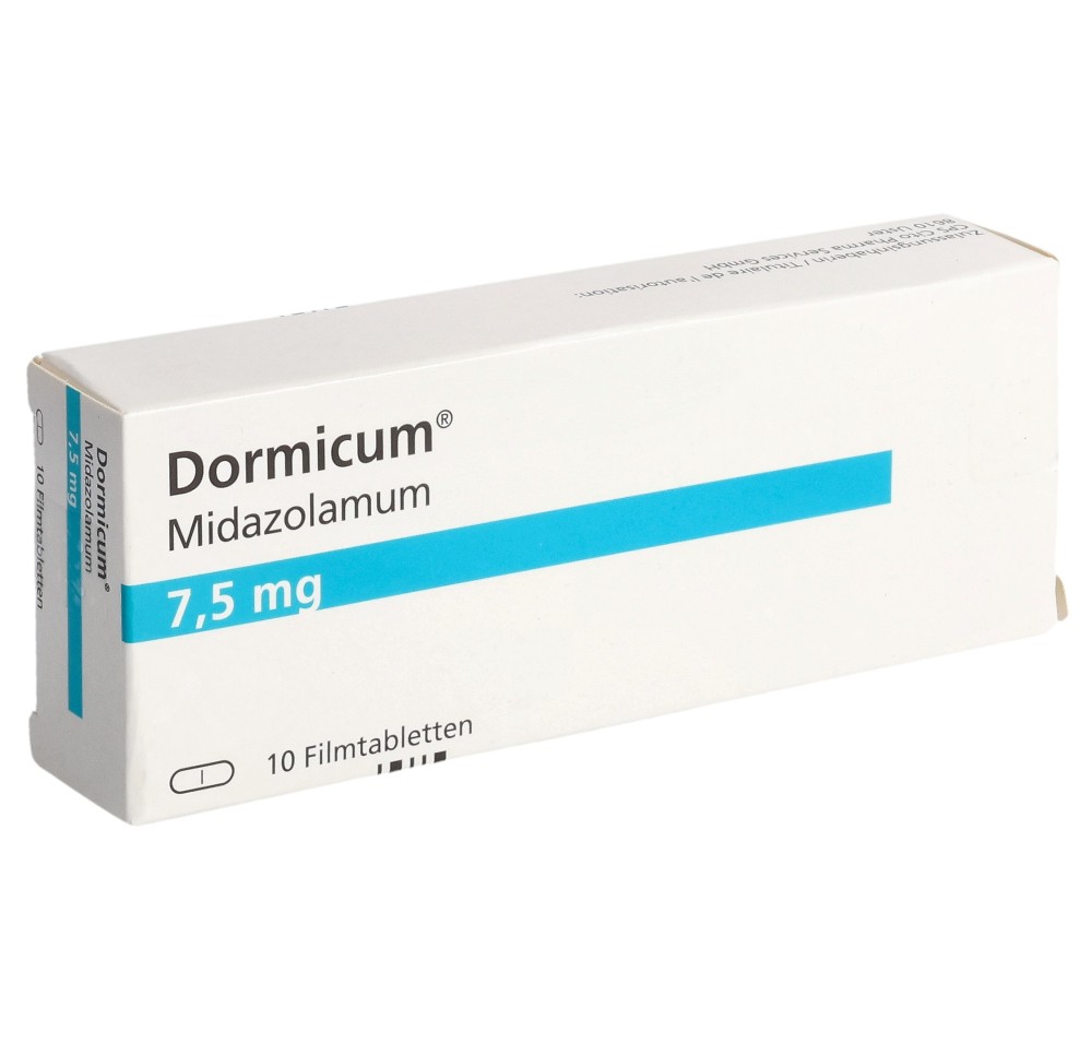 DORMICUM cpr pell 7.5 mg 10 pce