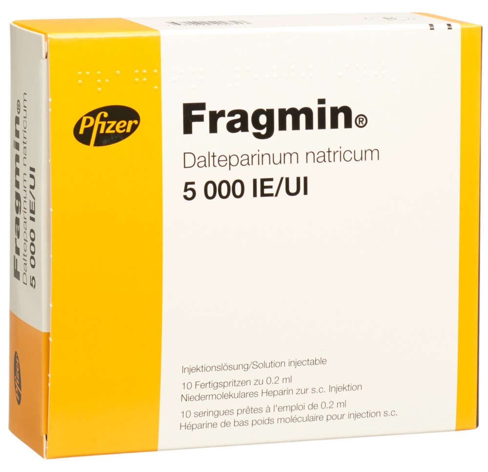 FRAGMIN sol inj 5000 UI/0.2ml 10 ser pré 0.2 ml
