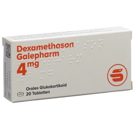 DEXAMETHASONE Galepharm cpr 4 mg 20 pce