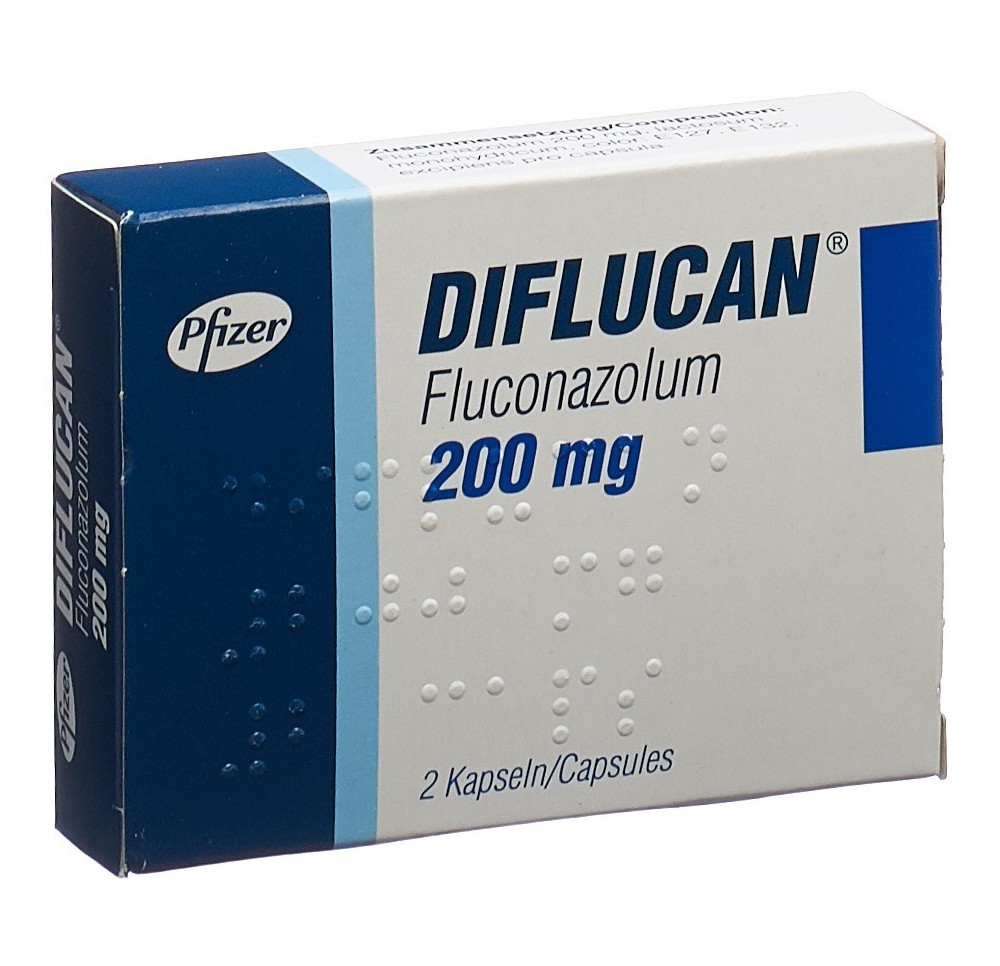 DIFLUCAN caps 200 mg 2 pce