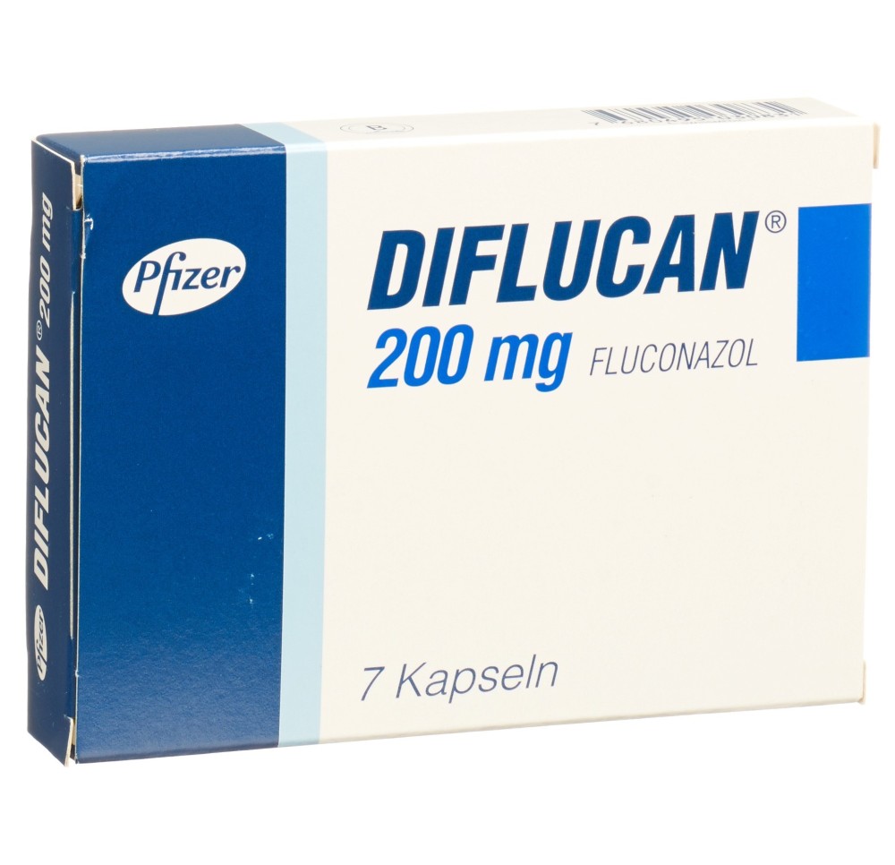 DIFLUCAN caps 200 mg 7 pce