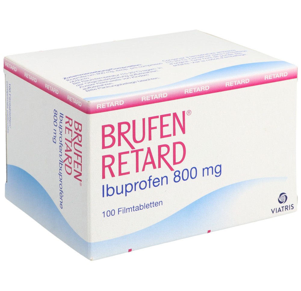 BRUFEN Retard cpr pell ret 800 mg 100 pce