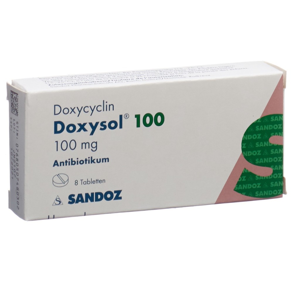 DOXYSOL cpr 100 mg 8 pce