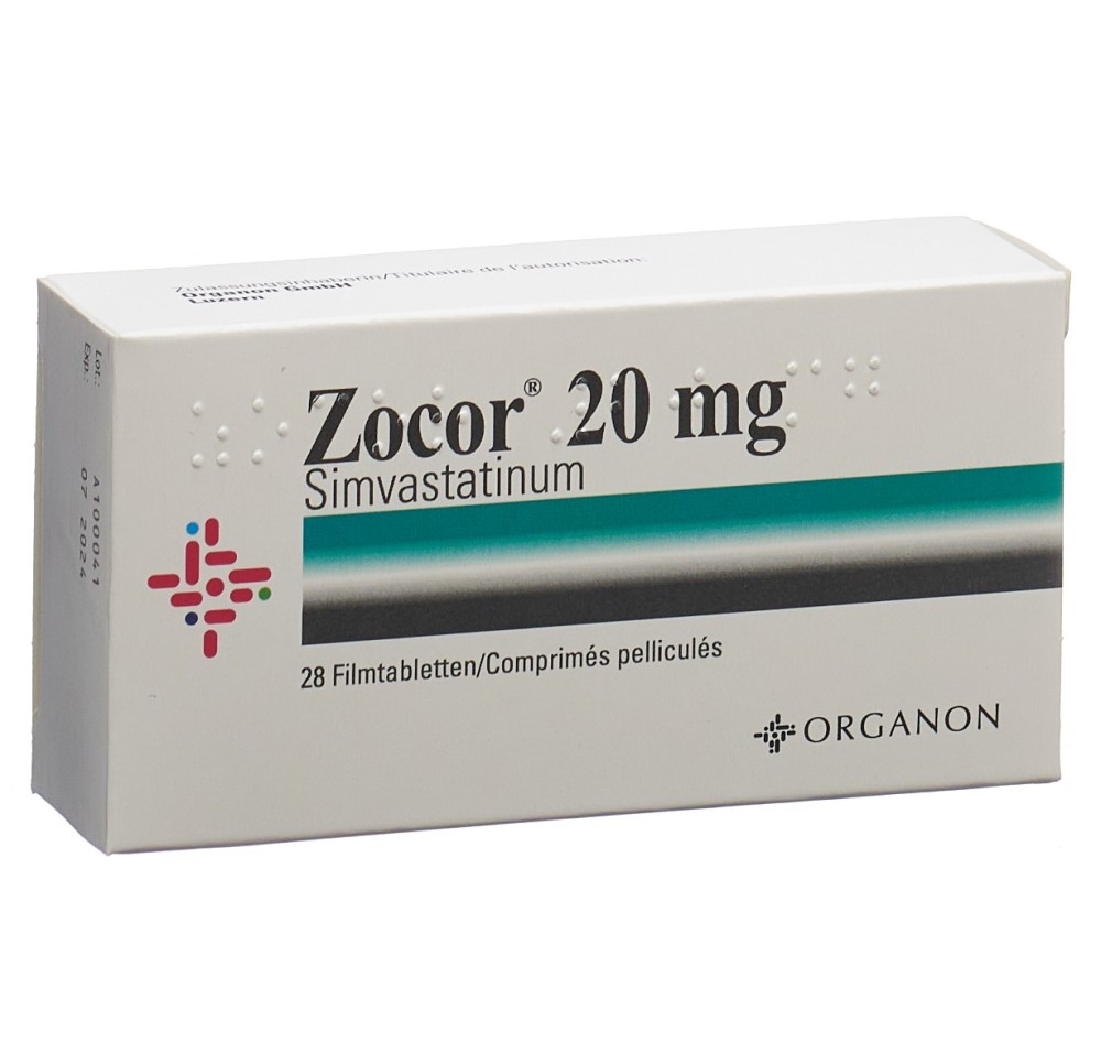 ZOCOR cpr pell 20 mg 28 pce