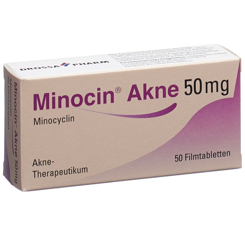 MINOCIN Acné cpr pell 50 mg 50 pce