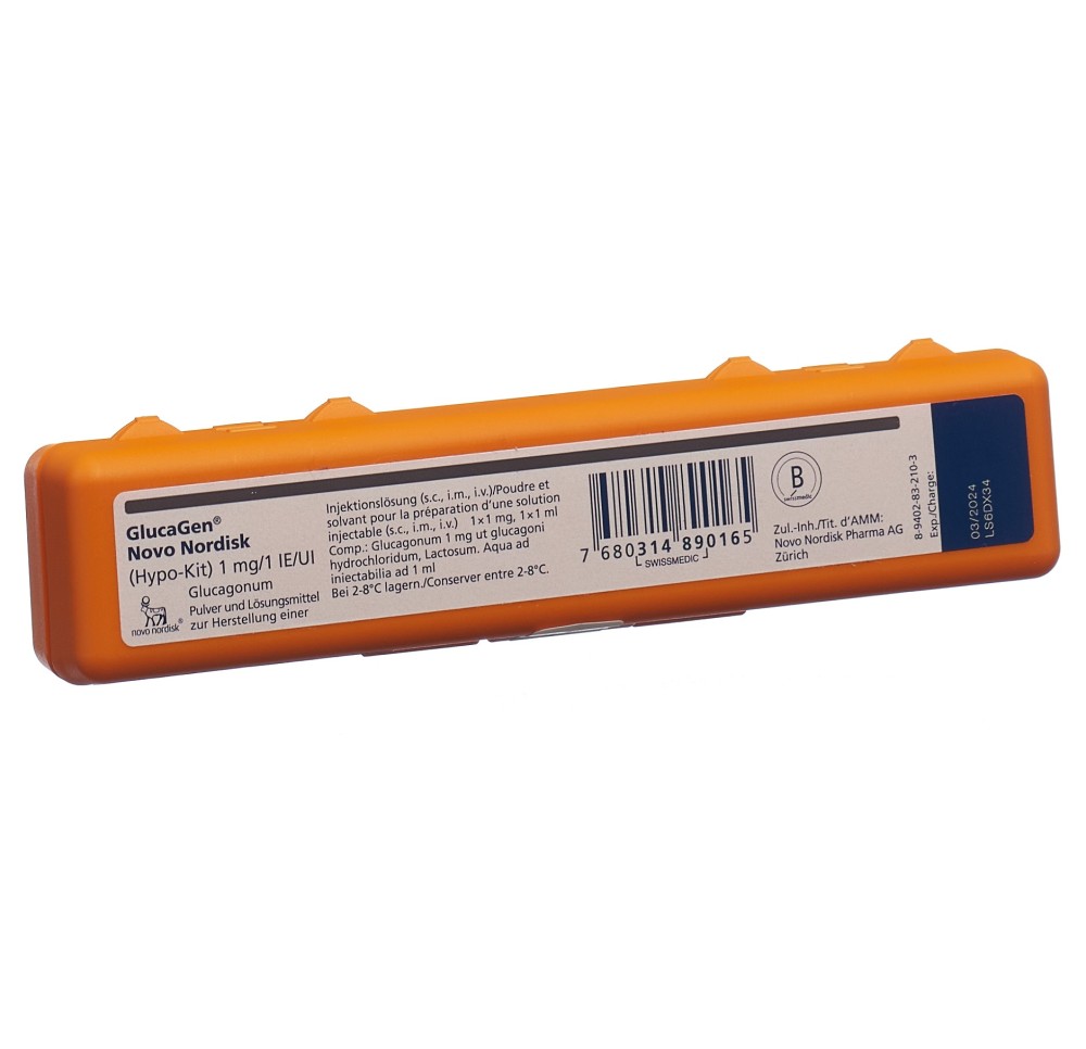 GLUCAGEN Novo Hypo-Kit 1 mg c solv amp