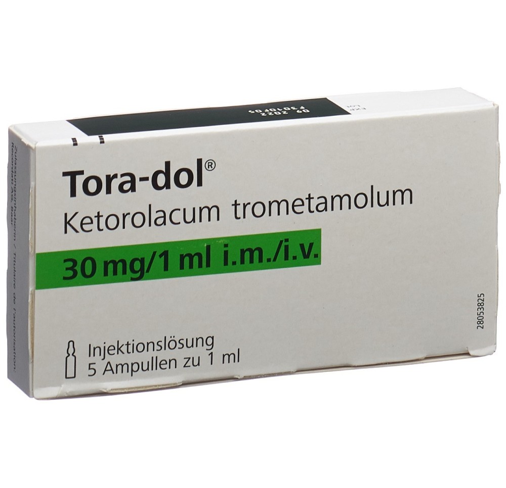 TORA-DOL sol inj 30 mg/ml 5 amp 1 ml