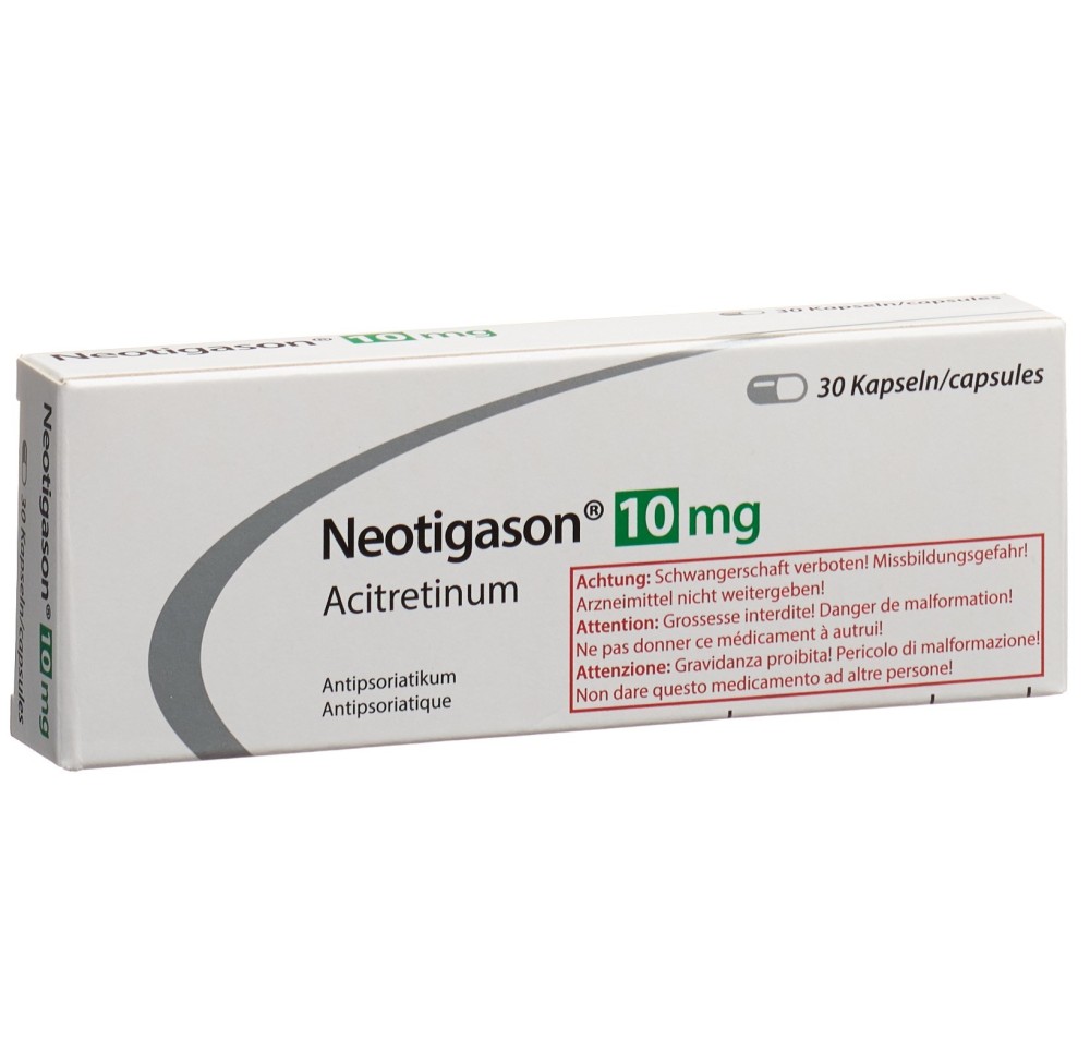 NEOTIGASON caps 10 mg 30 pce