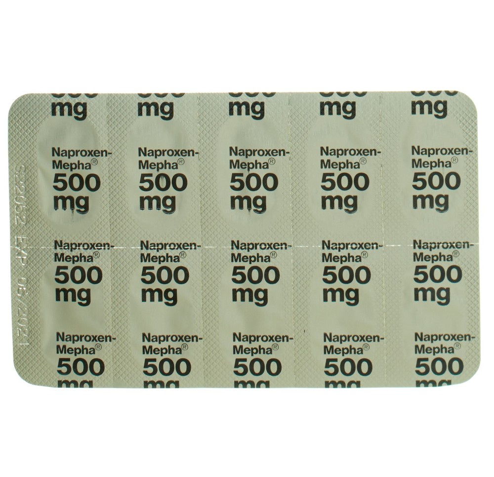 NAPROXEN Mepha Lactab 500 mg 20 pce