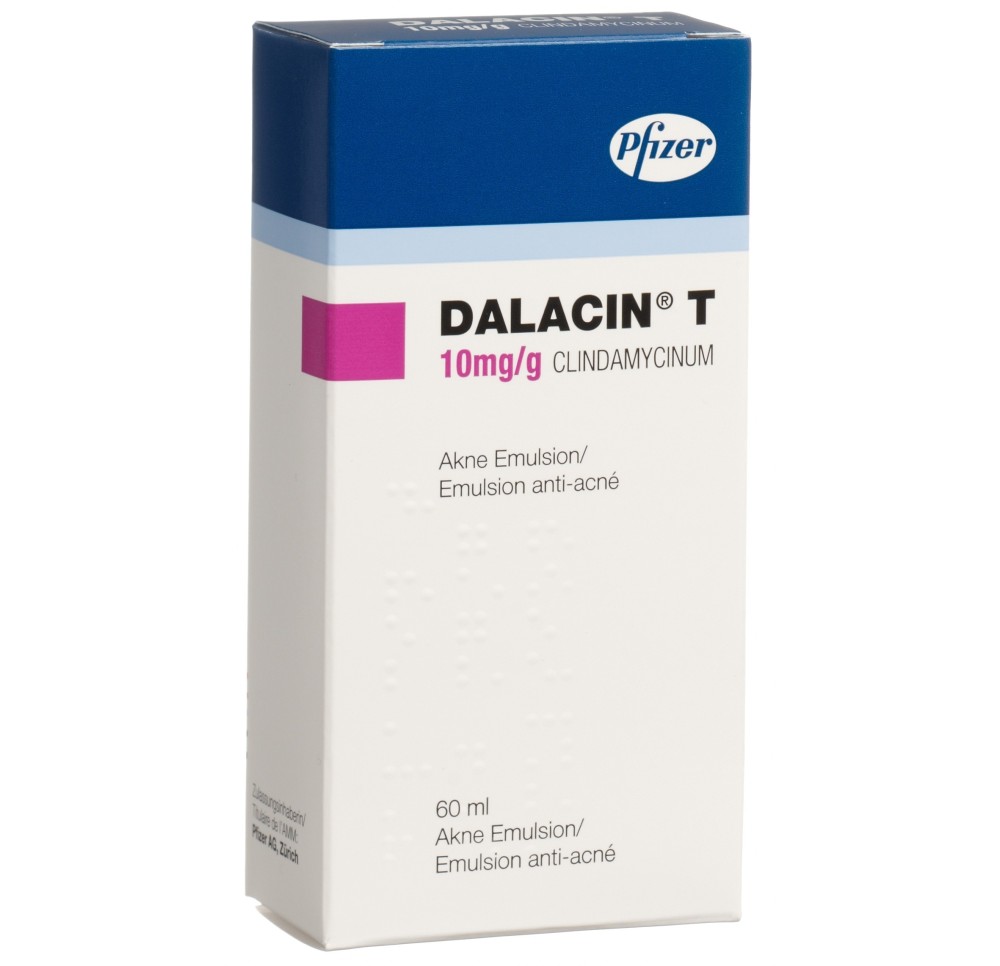 DALACIN T émuls 10 mg/g fl 60 ml