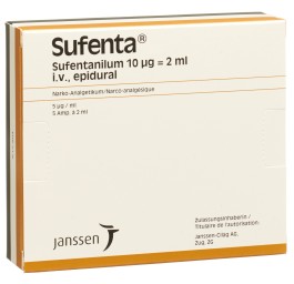 SUFENTA sol inj 10 mcg/2ml 5 amp 2 ml
