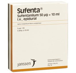 SUFENTA sol inj 50 mcg/10ml 5 amp 10 ml