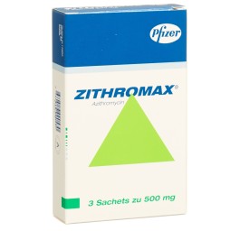 ZITHROMAX gran 500 mg sach 3 pce