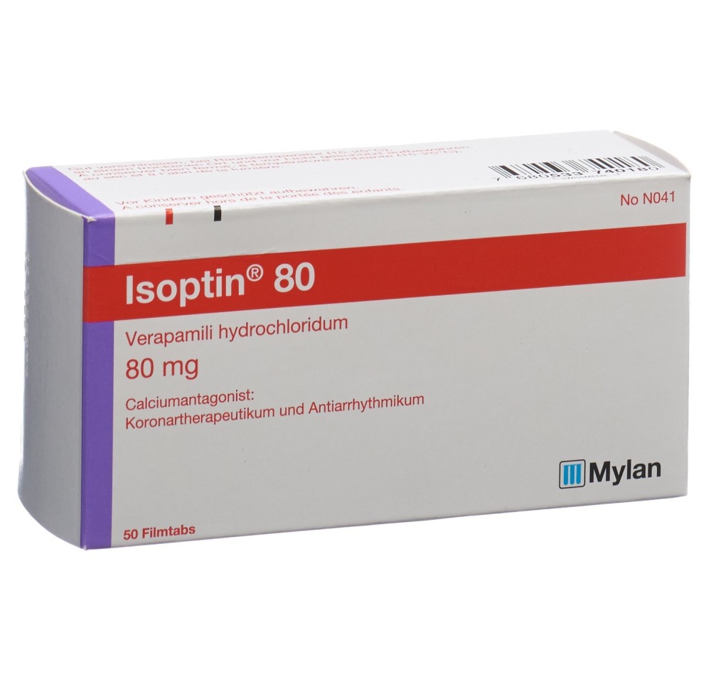 ISOPTIN cpr pell 80 mg 50 pce