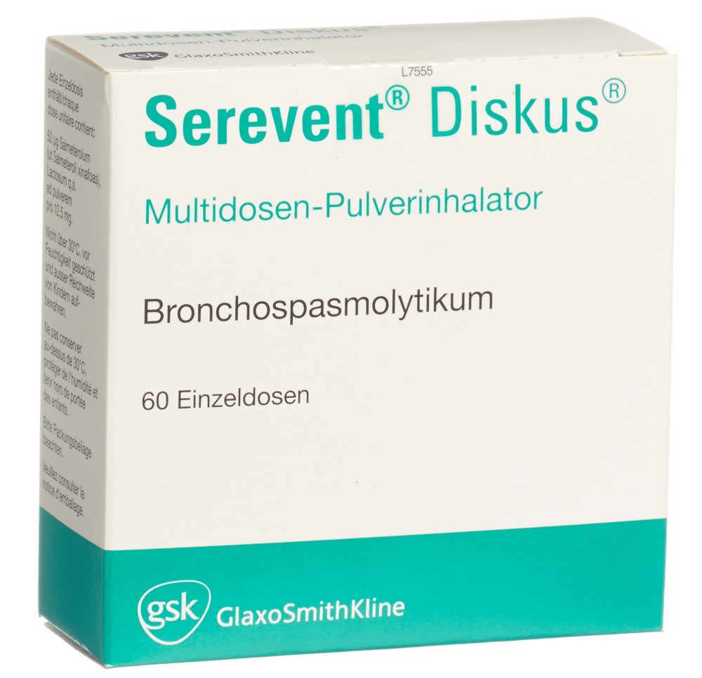SEREVENT Diskus multidos pdr inh 50 mcg 60 dos