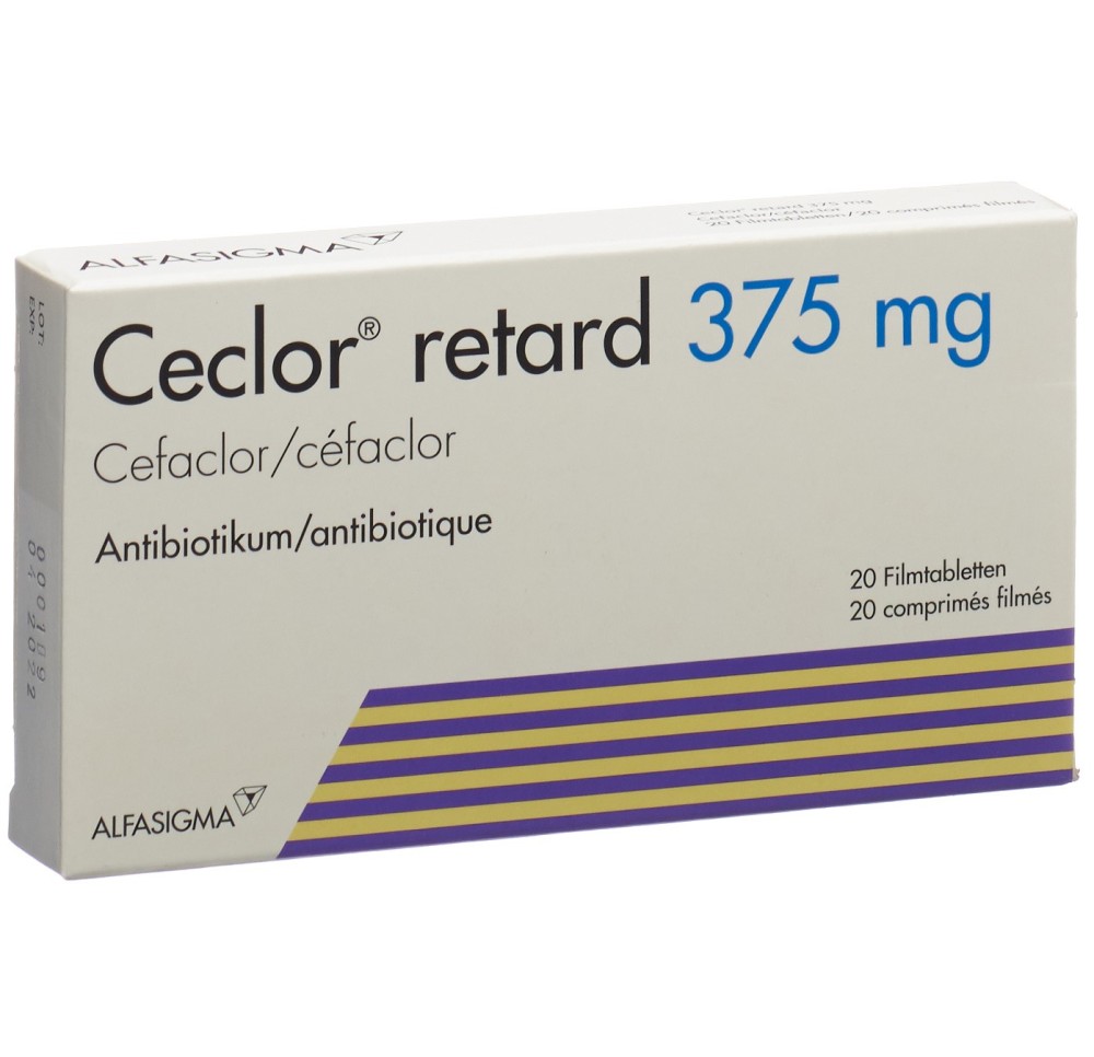 CECLOR retard cpr pell ret 375 mg 20 pce
