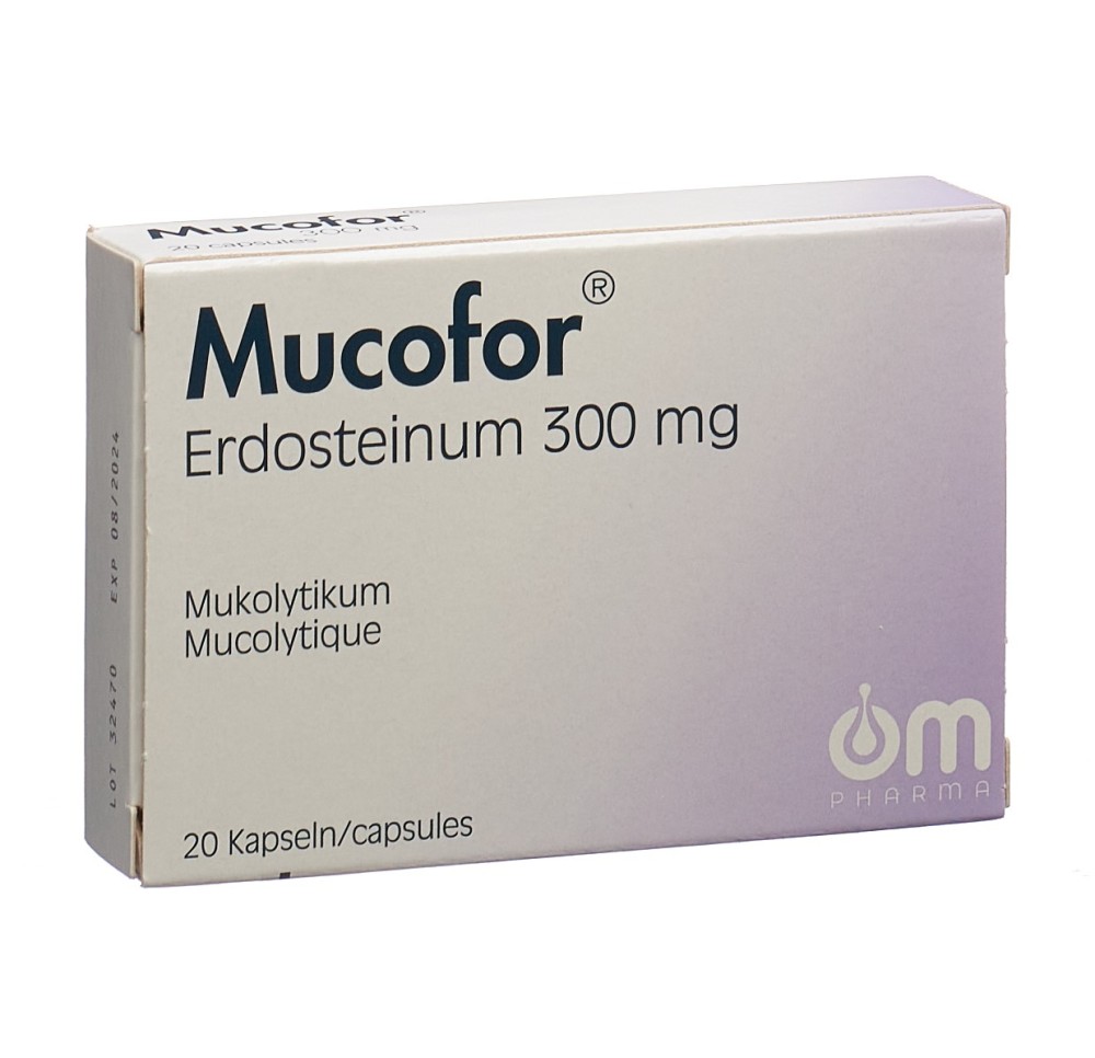 MUCOFOR caps 300 mg 20 pce
