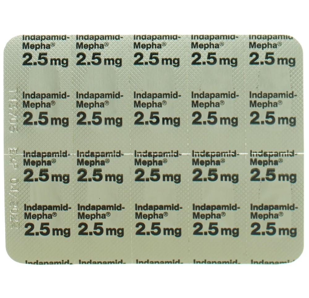 INDAPAMID Mepha caps 2.5 mg 90 pce