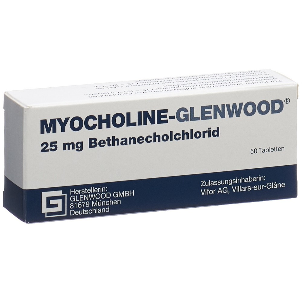 MYOCHOLINE Glenwood cpr 25 mg 50 pce