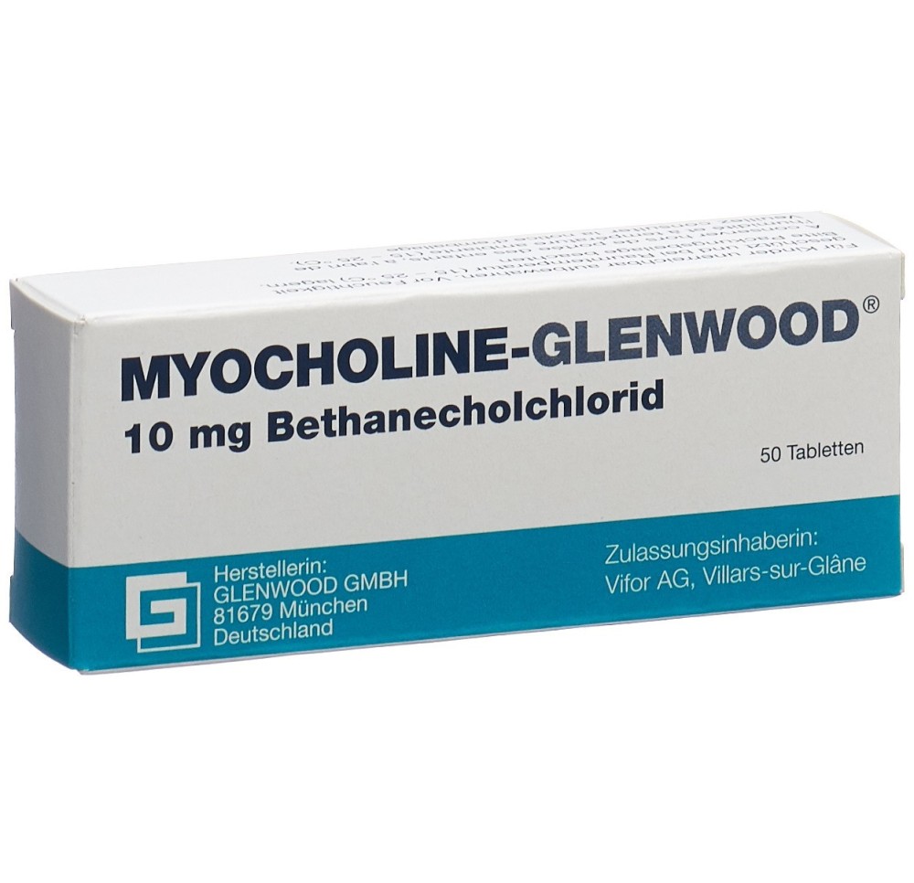 MYOCHOLINE Glenwood cpr 10 mg 50 pce