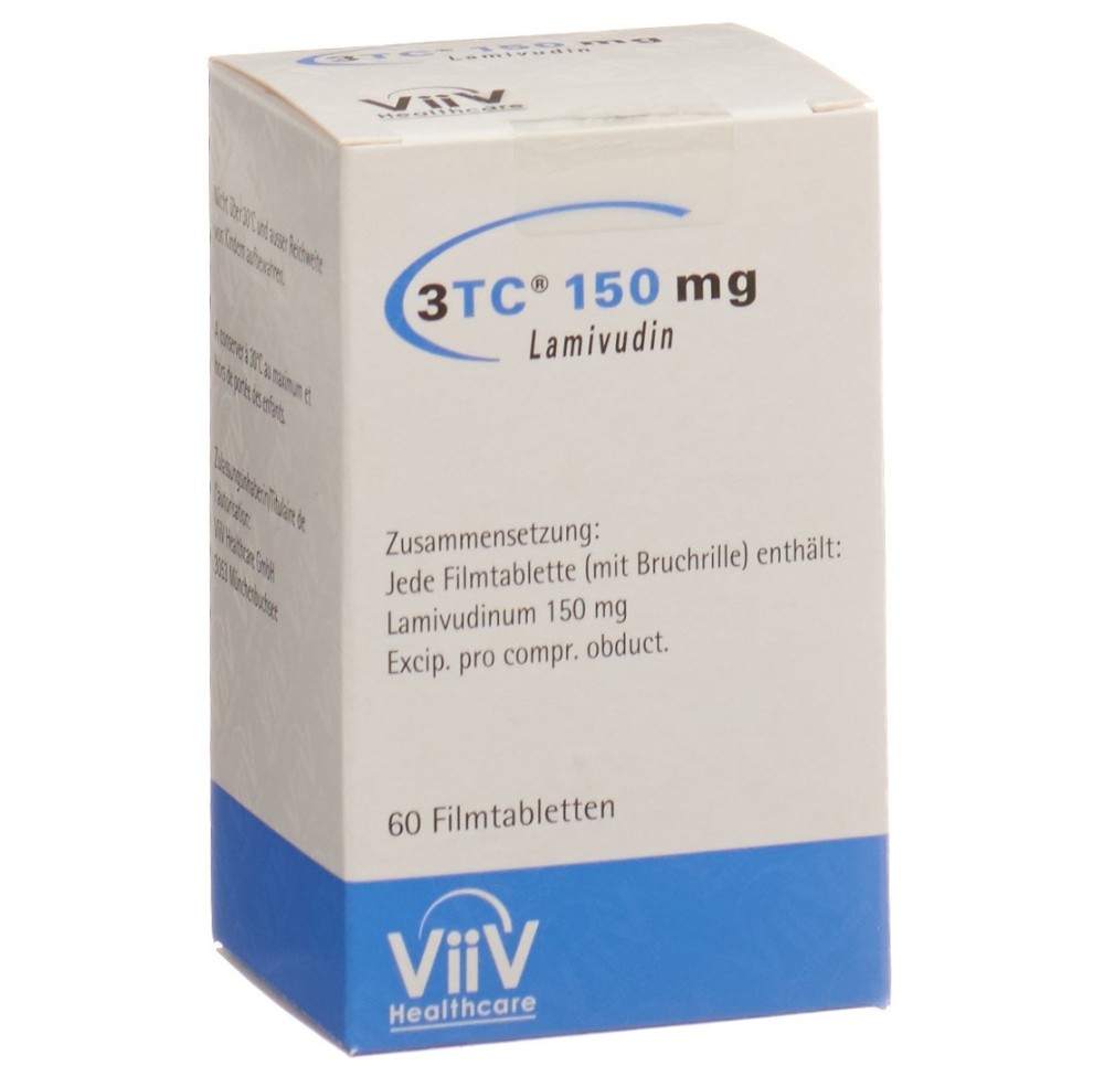 3TC cpr pell 150 mg bte 60 pce