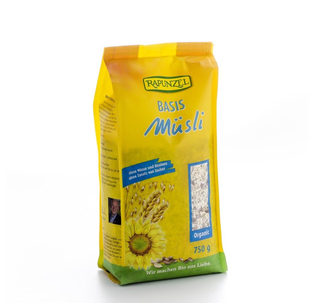RAPUNZEL muesli basis bio sach 750 g