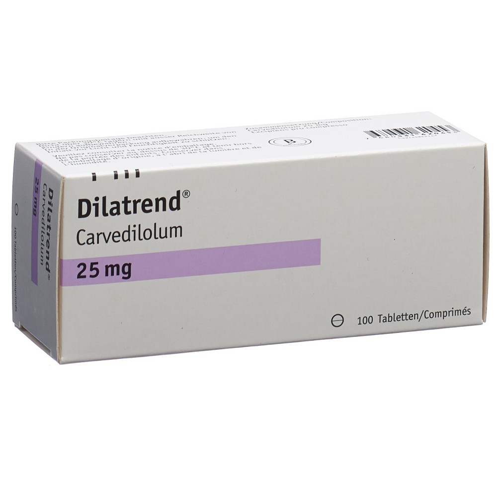 DILATREND cpr 25 mg 100 pce