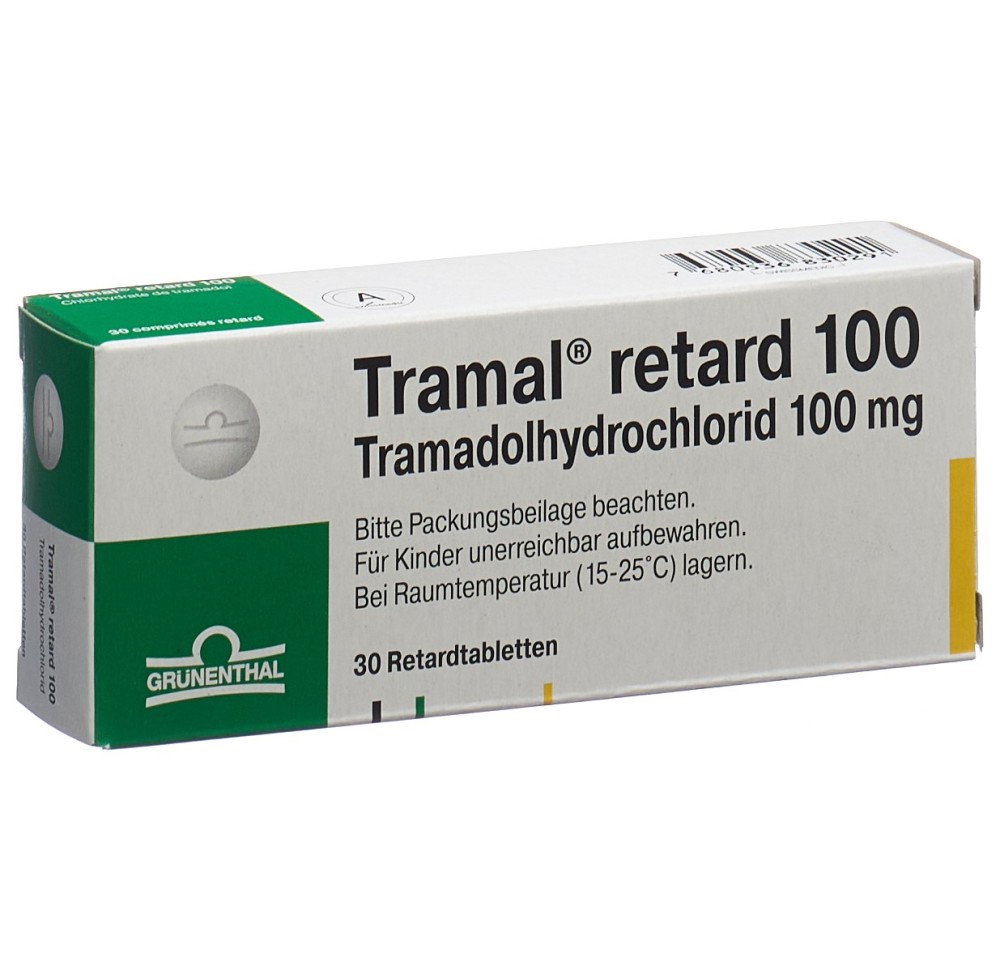 TRAMAL retard cpr ret 100 mg 30 pce