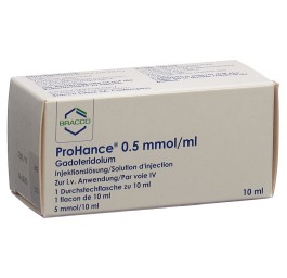PROHANCE sol inj 5 mmol/10ml flacon