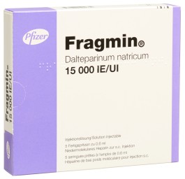 FRAGMIN sol inj 15000 UI/0.6ml 5 ser pré 0.6 ml